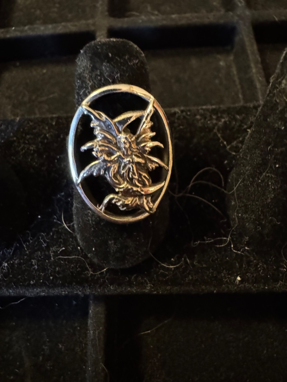 Fairy Ring Amy Brown Sterling Silver Moon Size 6 - Picture 7 of 7